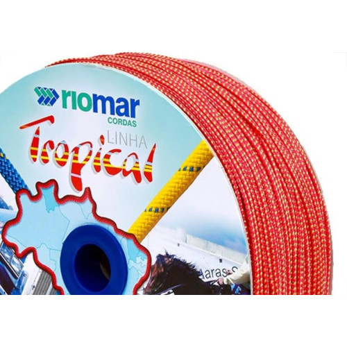 Corda Polipropileno Trancada Riomar 3Mm Colorida Carretel+-625M 
