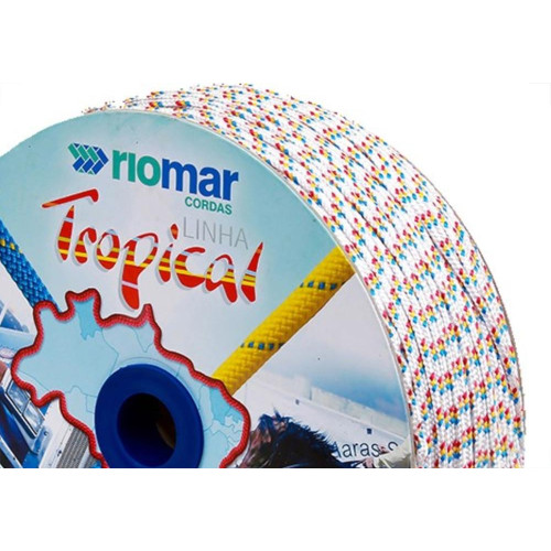 Corda Polipropileno Trancada Riomar 4Mm Colorida Carretel+-360M 