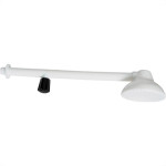 Chuveiro Frio Completo 4''Paulina Branco Com Registro Pr 60010 - Kit C/12 