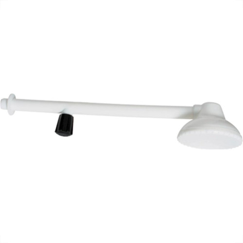 Chuveiro Frio Completo 4''Paulina Branco Com Registro Pr 60010 - Kit C/12 