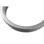 Porta Grelha Redonda Tigre Prata 10Cm  - Kit C/12 