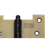 Dobradica Silvana Palmela 3.1/2'' 840 Ferro Zincado Oxidado Com 2 Pecas 96387