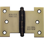 Dobradica Silvana Palmela 4'' Ferro Zincado Oxidado 840 Com 2 Pecas 96417