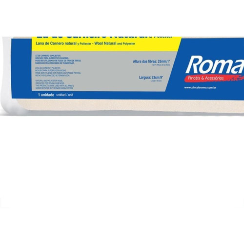 Rolo La Roma Poliester 23Cm Sem Cabo 280 1
