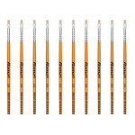 Pincel Para Artesanato Roma Ponta Chata 02 615 02 - Kit C/12 