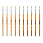 Pincel Para Artesanato Roma Ponta Chata 04 615 04 - Kit C/12 