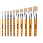 Pincel Para Artesanato Roma Ponta Chata 20 615 20 - Kit C/12 