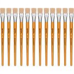 Pincel Para Artesanato Roma Ponta Chata 24 615 24 - Kit C/12 