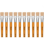Pincel Para Artesanato Roma Ponta Chata 24 615 24 - Kit C/12 