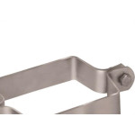 Abracadeira Poste Ferro Quadrada Dumon 1 X 0 Apqf10 - Kit C/10 
