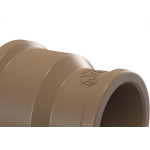 Luva Marrom Tigre Liso Liso Reducao 50Mmx25Mm  - Kit C/10 