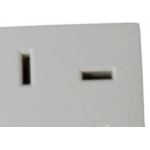 Modulo Alumbra Siena Branco (Tomada Fone) 6058