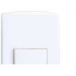 Conjunto Siena 4X2 Branco Com Placa (1Paralelo Horizontal) 6512