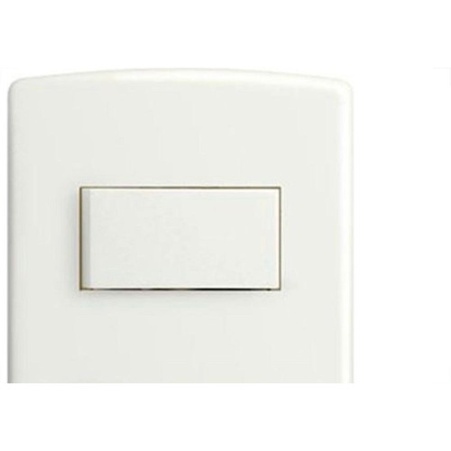 Conjunto Siena 4X2 Branco Com Placa (1Simples+1Paralelo Horizontal) 6522