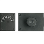 Fechadura Trinco Wc Livre/Ocupado Preto Soprano 3009.0180.07