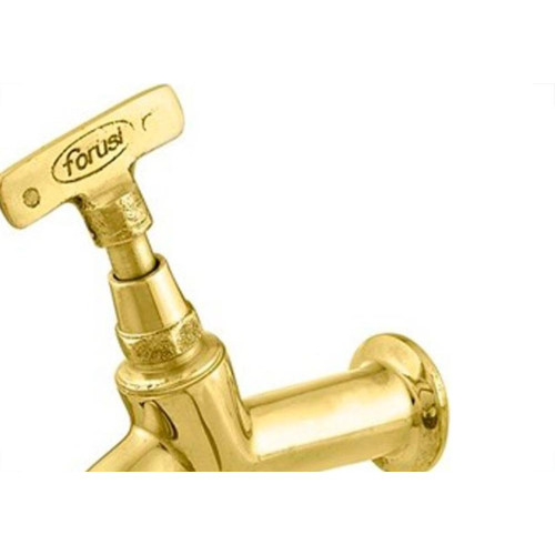 Torneira Metal Jardim Forusi 1128 1/2'' Amarela 9.11.0222.45