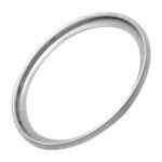 Porta Grelha Inox Clarinox Redonda 15Cm 5186