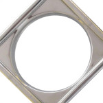 Porta Grelha Inox Clarinox Quadrada 15Cm 5193