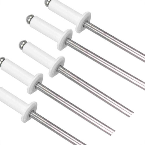 Rebite Rebitop Aluminio Branco Repuxo R316 Mil
