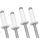 Rebite Rebitop Aluminio Branco Repuxo R316 Mil