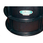 Kit C/5 - Para-Raio Caixa Inspecao Pvc 12'' Sem Tampa