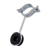 Kit C/3 - Para-Raio Isolador Simples Para Mastro 1.1/2''1...