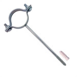 Kit C/3 - Para-Raio Suporte Para Tubo Protecao 1.1/2''Ros...