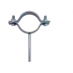 Kit C/3 - Para-Raio Suporte Para Tubo Protecao 1.1/2''Ros...