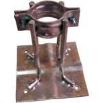 Kit C/4 - Para-Raio Base Para Mastro 2'' A Fogo