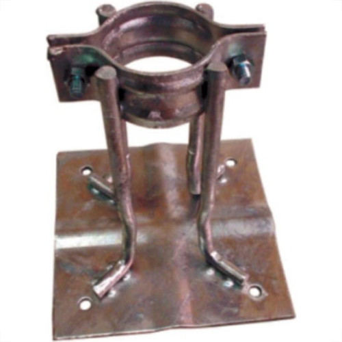 Kit C/4 - Para-Raio Base Para Mastro 2'' A Fogo