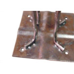 Kit C/4 - Para-Raio Base Para Mastro 2'' A Fogo