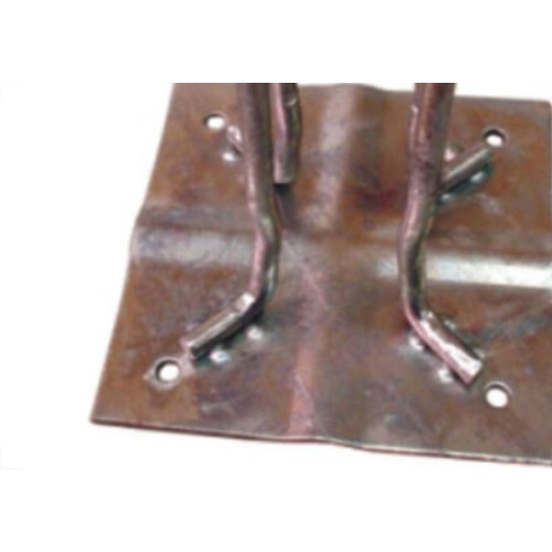 Kit C/4 - Para-Raio Base Para Mastro 2'' A Fogo