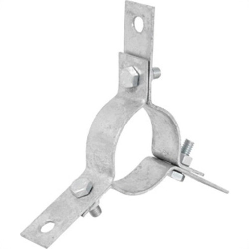 Kit C/5 - Para-Raio Abracadeira 3 Estais Para Mastro 2''