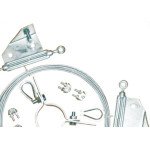 Kit C/3 - Para-Raio Contravento Com Cabo Aco Mastro 2''