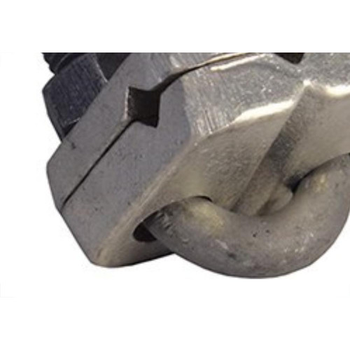 Kit C/2 - Para-Raio Conector Cabo/Haste Com Grampo Em ''U''