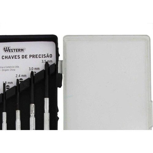 Chave De Precisao Relojoeiro Western Com 06 Pecas 106