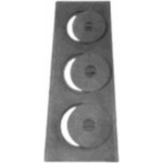 Chapa Fogao 3 Bocas Diadema Retangular 70 X 31 X 27 Com Reducao 44