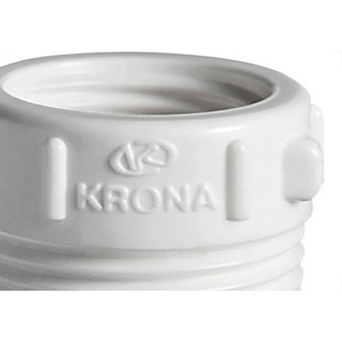 Bucha Branca Krona Reducao Rosca Rosca 3/4X1/2 208 - Kit C/50 
