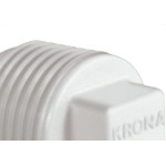 Plug Branco Krona Rosca Rosca 3/4'' 294 - Kit C/50 