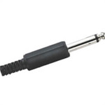 Plug P-10 Mono 6,35Mm Com Protecao Cabo 3558 - Kit C/10 