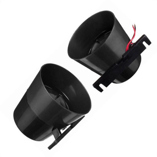 Sirene Simples 120 Dbs 12V Preta 1576