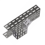 Te Eletrocalha Horizontal 90Â° Sem Virola Perfilaco 75 X 50 E3620