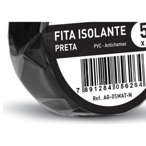 Fita Isolante Legrand 5M X 19Mm Ag-05Mat-N - Kit C/10 
