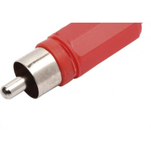 Plug Adaptador Rca Vermelho 590 - Kit C/10 