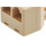 Divisor Femea Dupla Para Plug Rj11 874 - Kit C/10 