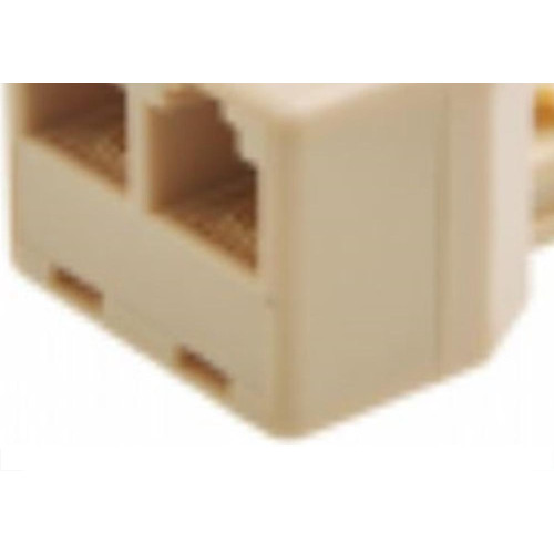 Divisor Femea Dupla Para Plug Rj11 874 - Kit C/10 