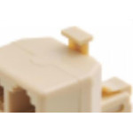 Divisor Femea Dupla Para Plug Rj11 874 - Kit C/10 
