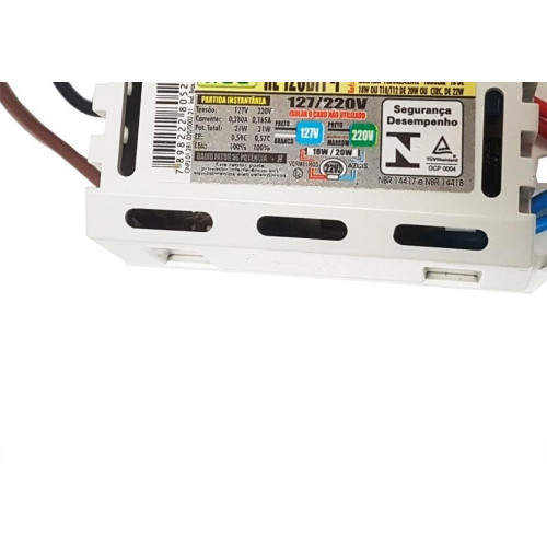 Reator Eletronico Rcg 1X18/20/22W Bivolt 89064
