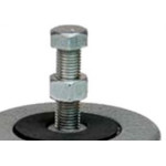 Amortecedor Monfer Ferro Fundido Pequeno Rosca 1/2''2,5 Toneladas 3 - Kit C/4 