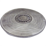 Tampa Caixa Gordura Com Ralo 300Mm Aluminio